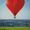 Red Romantic Hot Air Balloon Diamond Paintings