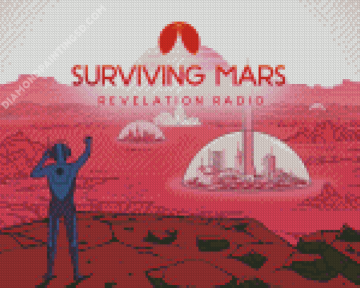 surviving Mars Game Poster Diamond Paintings