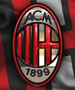 Ac Milan Football Club Logo Diamond Paintings