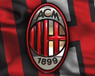 Ac Milan Football Club Logo Diamond Paintings