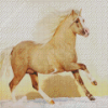 Beige Welsh Pony Diamond Paintings