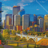 Calgary Alberta Downtown Diamond Paintings