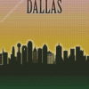 Dallas Skyline Poster Diamond Paintings