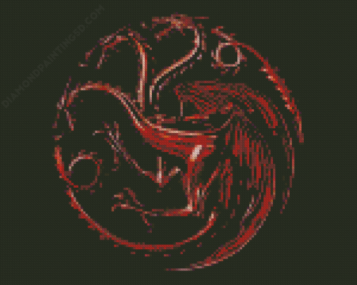 House Targaryen Logo Diamond Paintings
