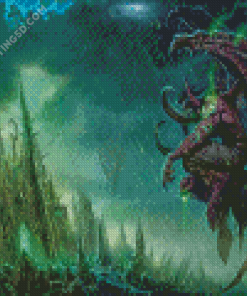 Illidan Stormrage Warcraft Series Character Diamond Paintings
