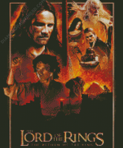 Lord Of The Rings Fellowship Film Poster Diamond Paintings