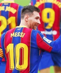 Messi Barcelona Diamond Paintings