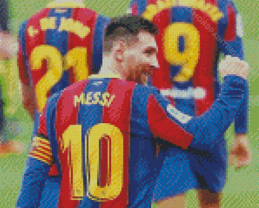 Messi Barcelona Diamond Paintings