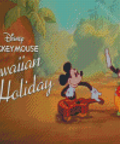 Mickey Mouse Hawaiian Holiday Diamond Paintings