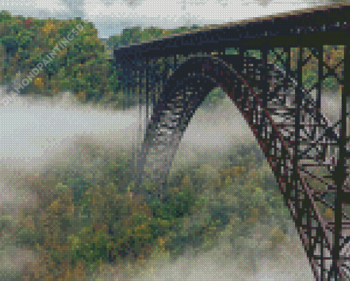 New River Gorge Bridge Diamond Paintings