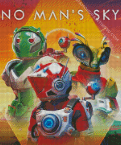 No Mans Sky Game Poster Diamond Paintings