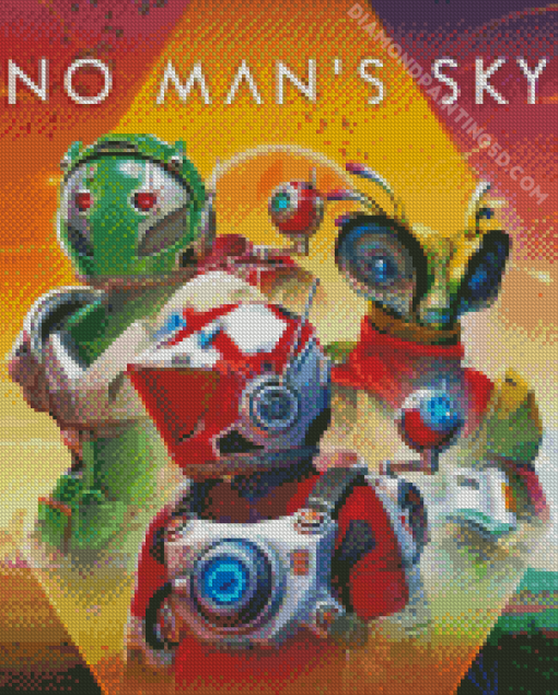 No Mans Sky Game Poster Diamond Paintings