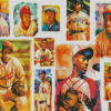 Portrait Negro League Baseball Diamond Paintings