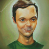 Sheldon Cooper Caricature Diamond Paintings