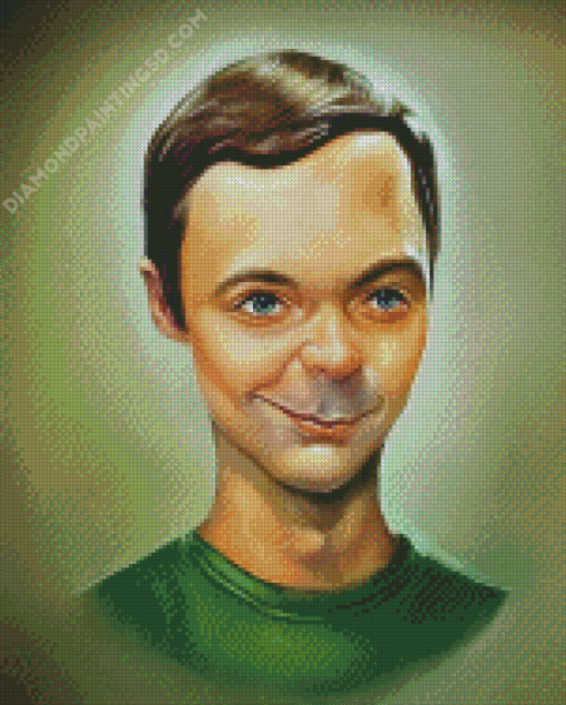 Sheldon Cooper Caricature Diamond Paintings