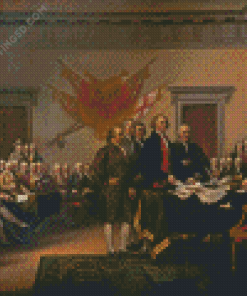 Signing of The Declaration of Independence Diamond Paintings