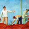The Brick Workers Diamond Paintings