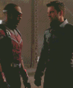 The Falcon And The Winter Soldier Characters Diamond Paintings