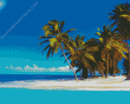 Tropical Palm Trees Diamond Paintings