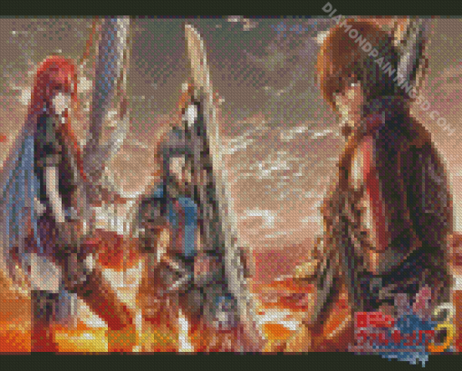 Valkyria Chronicles Anime Characters Diamond Paintings