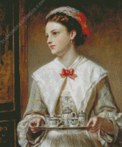 Victorian Waitress Diamond Paintings