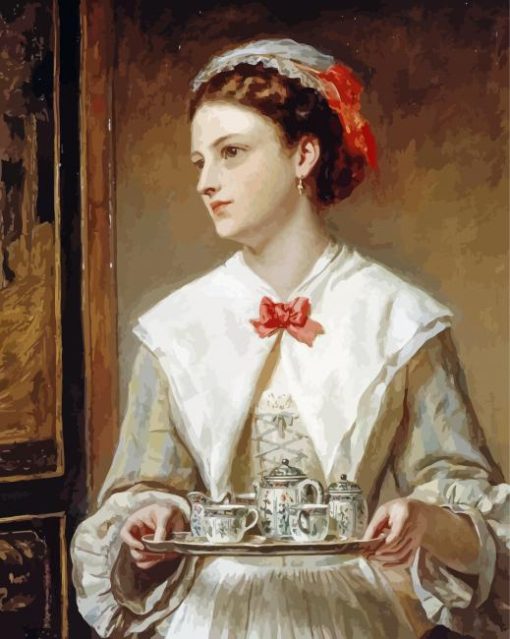 Victorian Waitress Diamond Paintings
