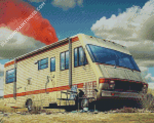 Vintage Motorhome Diamond Paintings