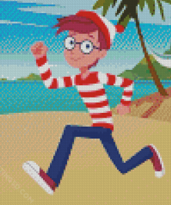 Wheres Waldo Character Diamond Paintings