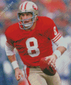 Young Steve Young Player Diamond Paintings