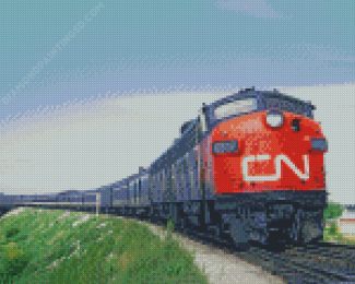 Aesthetic CNR Train Diamond Paintings