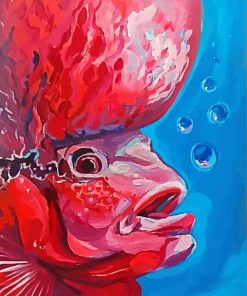 Aesthetic Flowerhorn Fish Diamond Paintings