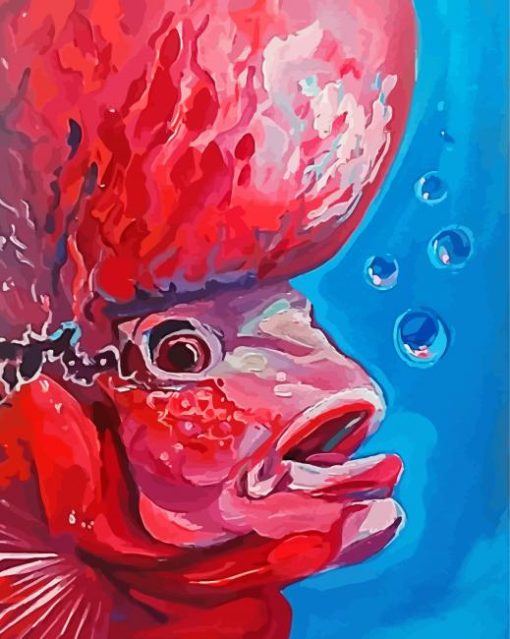 Aesthetic Flowerhorn Fish Diamond Paintings