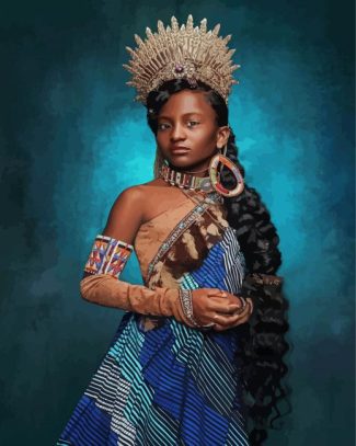 Aesthetic African Princess Diamond Paintings