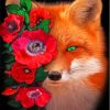 Aesthetic Floral Fox Diamond Paintings