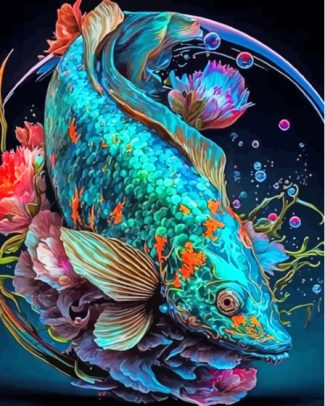 Aesthetic Tropical Fish Diamond Paintings