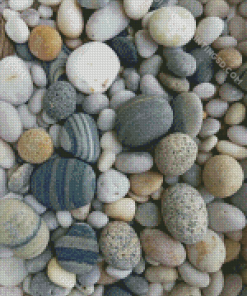 Beach Stones Diamond Paintings