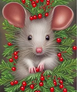 Christmas Mouse Diamond Paintings