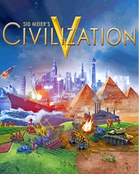Civilization 5 Poster Diamond Paintings