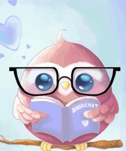 Nerd Adorable Owl Diamond Paintings