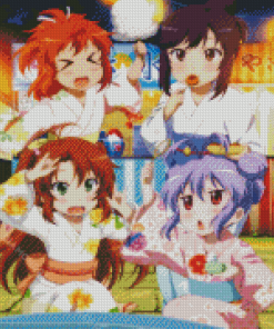 Non Non Biyori Characters Diamond Paintings