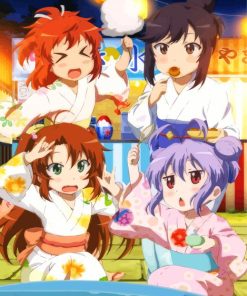 Non Non Biyori Characters Diamond Paintings