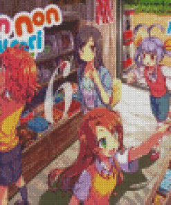 Non Non Biyori Poster Diamond Paintings