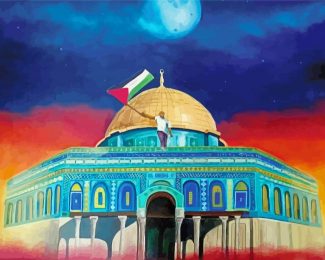 Dome Of The Rock Palestine Diamond Paintings