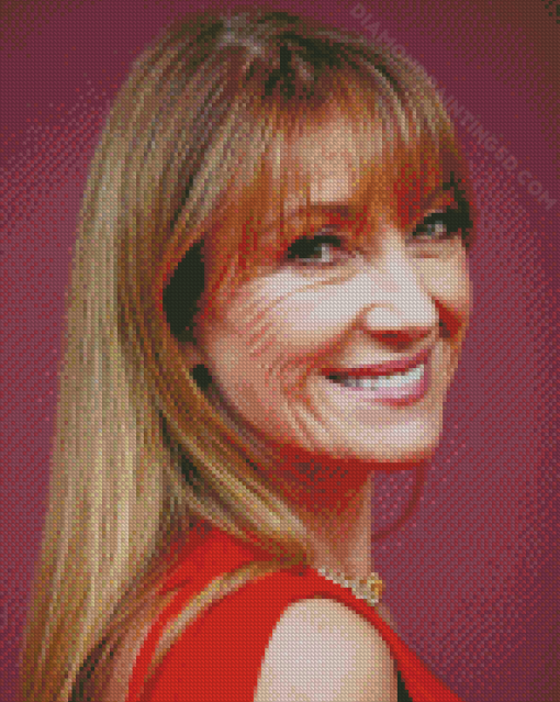 Jane Seymour in Red Diamond Paintings