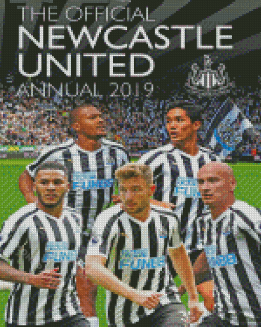 Newcastle United Football Club Poster Diamond Paintings