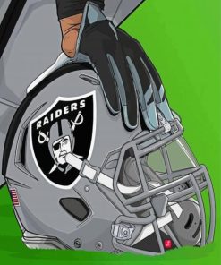 Raiders Football Art Diamond Paintings