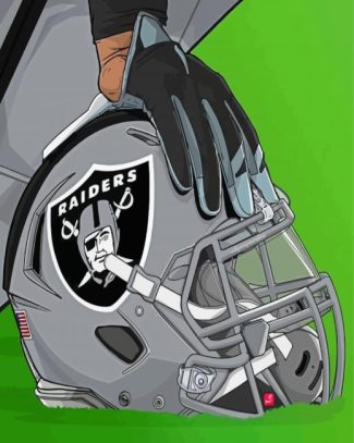 Raiders Football Art Diamond Paintings