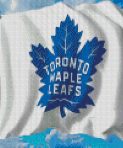 Toronto Maple Leaf Flag Diamond Paintings
