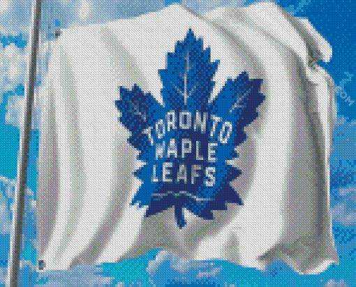 Toronto Maple Leaf Flag Diamond Paintings