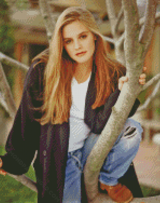 Young American Actress Alicia Silverstone Diamond Paintings